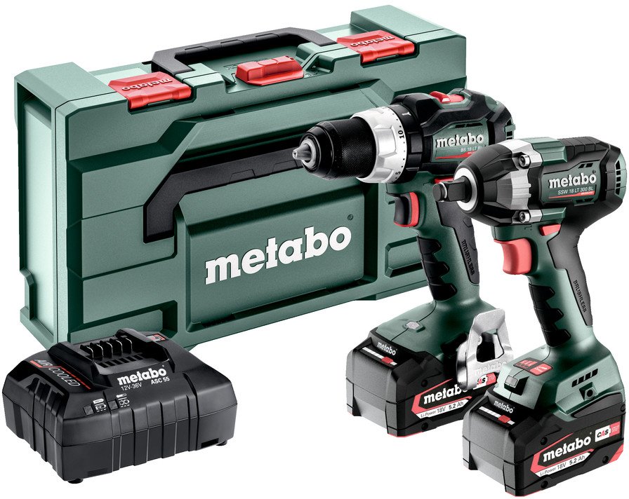 

Metabo Combo Set 2.9.3 18V 685203000 (шуруповерт, гайковерт, 2 АКБ, кейс)