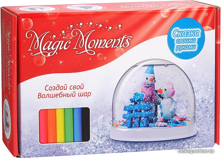 Набор для создания поделок/игрушек Magic Moments Волшебный шар. Снеговики mm-1