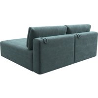 Угловой диван Лига диванов Лига-060 НПБ угол универсальный 129500 (шенилл Rimini 11 серо-зеленый)