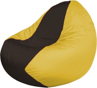 Кресло-мешок Flagman Classic K2.1-257 (желтый/коричневый)