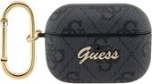 Guess Leather 4G with Metal Logo для AirPods Pro 2 GUAP24GSMK (черный)