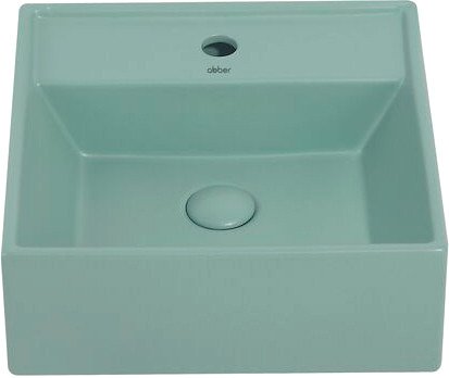 

Умывальник Abber Rechteck AC2208MCG (светло-зеленый матовый)