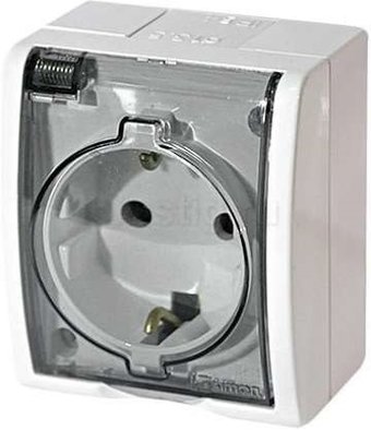 Розетка Simon 1594445-030 (Белый)