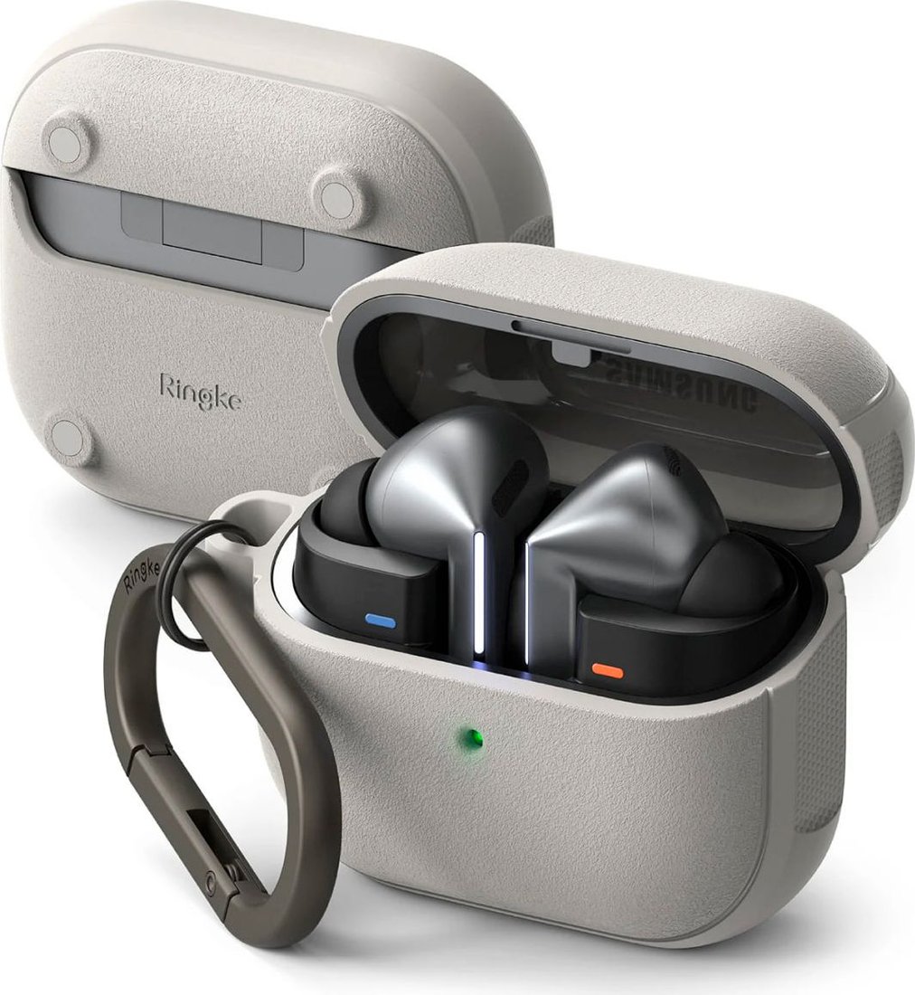 Чехол Ringke Onyx Magnetic Magsafe для Samsung Galaxy Buds 3 / 3 Pro Warm Grey