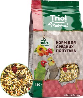 Лакомство для птиц Triol Original для средних попугаев 450 г