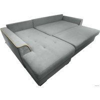 Угловой диван Puffo Тиффани левый Velvet Grey