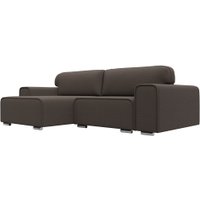 Угловой диван Лига диванов Лига-029 левый 121931L (рогожка амур коричневый)