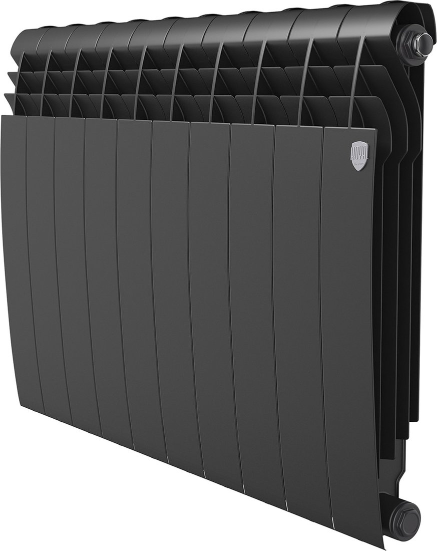 

Биметаллический радиатор Royal Thermo Biliner B 500 Черный - 10 секций