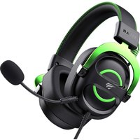 Наушники Havit Gamenote H2002e (черный/зеленый)