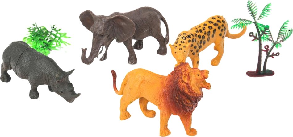 Набор фигурок Рассказы о животных Дикие животные 2304Z0115-R1 (4шт)