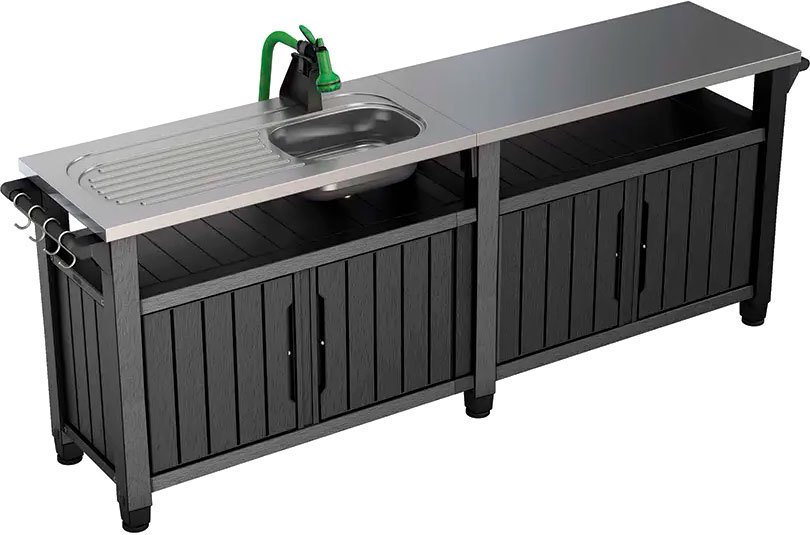 

Стол Keter Unity Chef 415 L 249459 (графит)