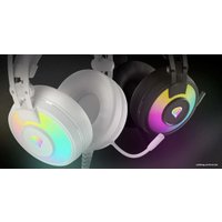 Наушники Genesis Neon 600 RGB (белый)