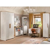 Стол КМК Мебель Скандинавия 0905.20 3Я (бетон светлый/дуб наварра)