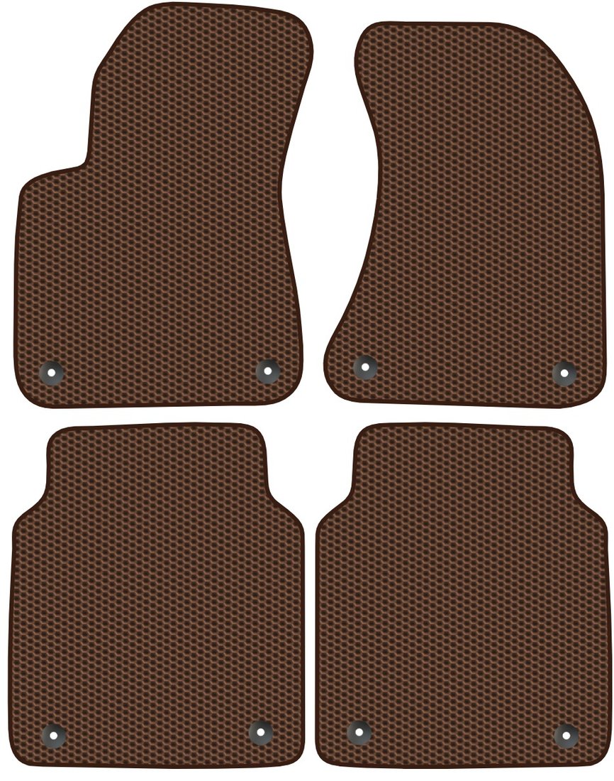 

Комплект ковриков для авто Alicosta Audi A8 III (седан / D4) 2009 - 2013 (коричневый, сота)