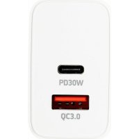 Сетевое зарядное Digma DGW3D (белый)