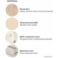 Классическая детская кроватка Nuovita Stanzione Honey Bear Swing (ваниль)