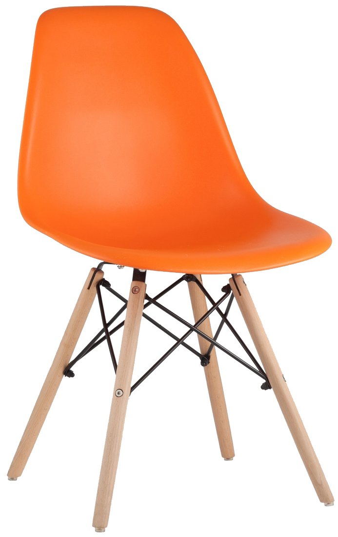 

Стул Stool Group Eames DSW (оранжевый)