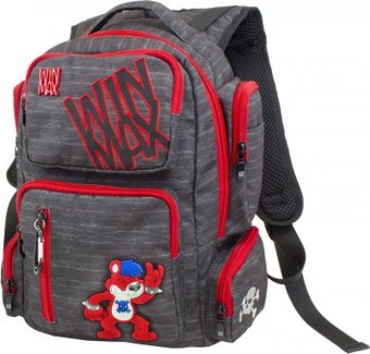 Городской рюкзак WinMax K-544 (черный/красный)