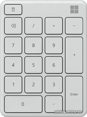 Цифровой блок Microsoft Number Pad (белый)