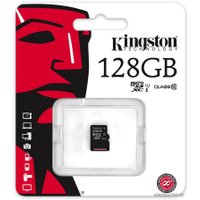 Карта памяти Kingston microSDXC (Class 10) UHS-I 128GB (SDCX10/128GBSP)