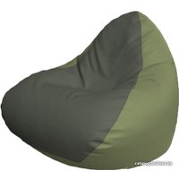 Кресло-мешок Flagman Relax P2.3-103 (серый, оливковый)
