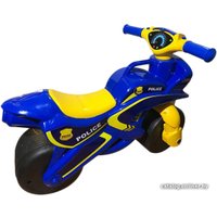 Каталка Doloni-Toys Полиция 0139/57 (синий/желтый)