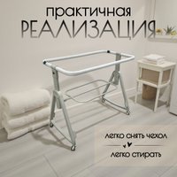 Приставная детская кроватка Bubago Elva (бежевый)