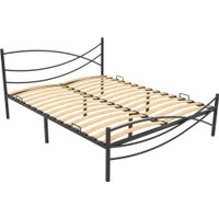 Кровать Князев Мебель Калифорния 160x190 КЯ.160.190.Ч (черный муар)