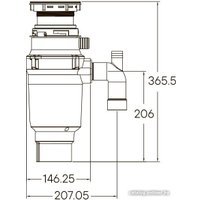 Измельчитель пищевых отходов Paulmark Intenso Standart