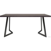 Кухонный стол Buro7 Уиллис 180 (классика, дуб мореный/черный)