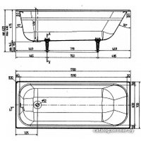 Ванна Wotte Start 170х70