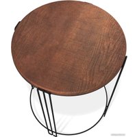 Журнальный столик Sheffilton SHT-CT53-1 (кариф/черный муар)