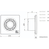 Осевой вентилятор Vortice Punto Filo MF 120/5