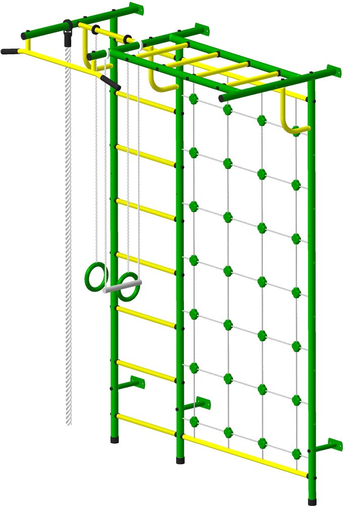 

Детский спортивный комплекс Пионер С4СМ (зеленый/желтый)