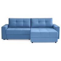 Угловой диван Mio Tesoro Манчестер 292 1.5ек-1.5пф (840 синий)