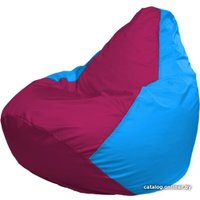Кресло-мешок Flagman Груша Макси Г2.1-385 (голубой/фуксия)