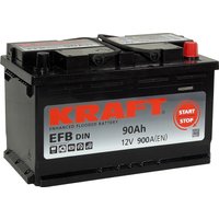 Автомобильный аккумулятор KRAFT EFB R+ (90 А·ч)