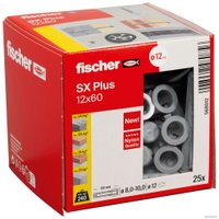 Дюбель универсальный Fischer SX Plus 12x60 568012 (25 шт)