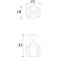 Ручка мебельная Boyard Bamboo RC019BSBN.4 в Борисове
