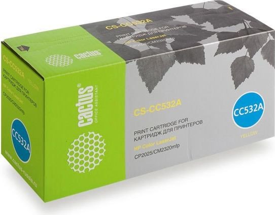 

Картридж CACTUS CS-CC532A (аналог HP CC532A)