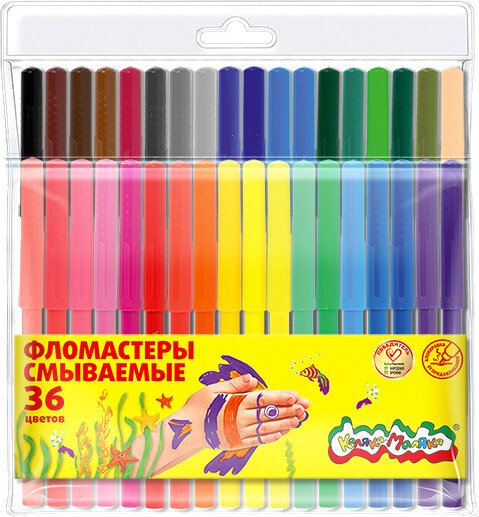

Фломастеры Каляка-Маляка ФКМ36 (36 цв)