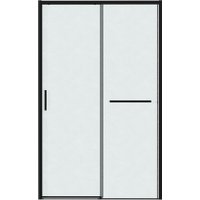 Душевая дверь Grossman Style 100x195 100.K33.05.100.21.02 (черный матовый/стекло шиншилла) в Борисове