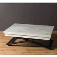 Стол-трансформер Levmar Cross D51/S53 (бетон/черный)