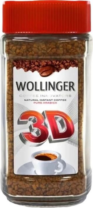 

Кофе Wollinger 3D растворимый в банке 95г