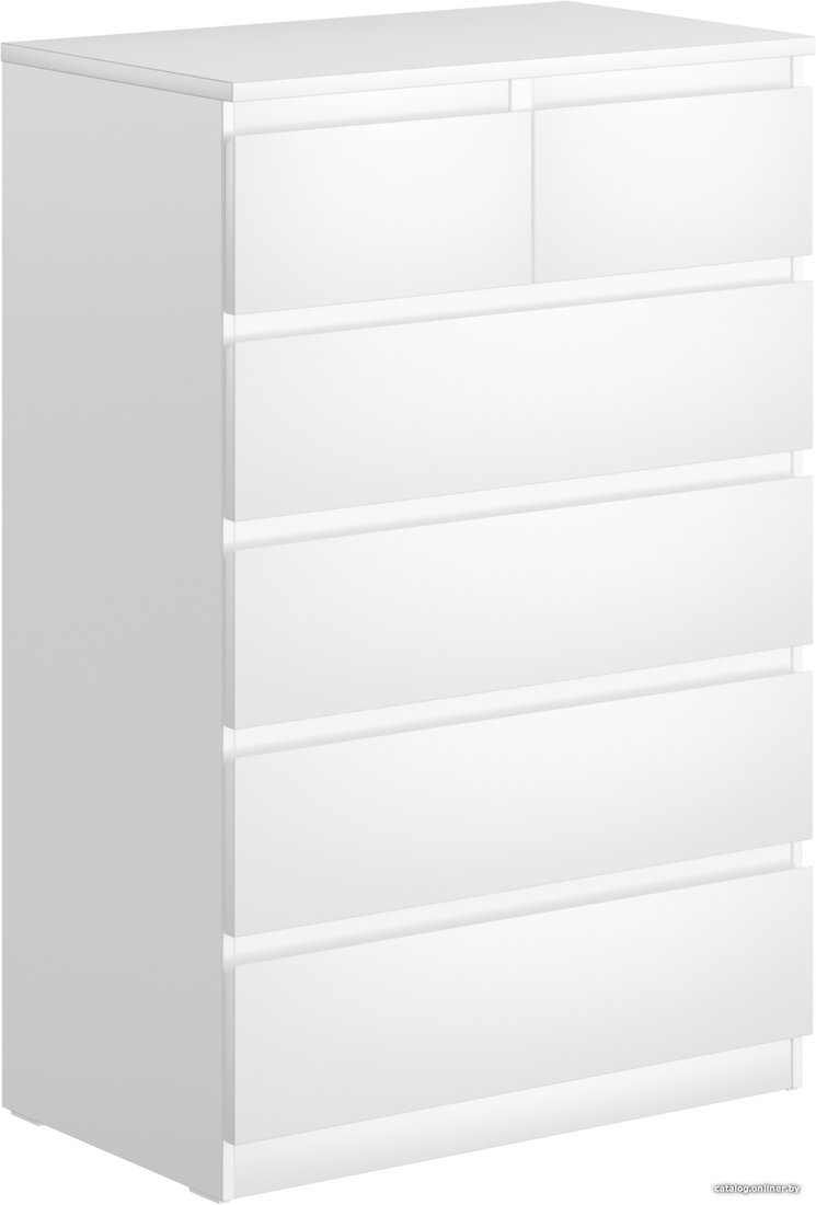 Комод Mio Tesoro Мальта 6 ящиков 80x121 2.05.02.100.1 (белый)