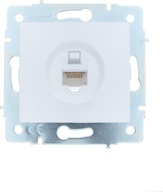 

Розетка компьютерная Lezard Asti 7081-0288-139 (белый)