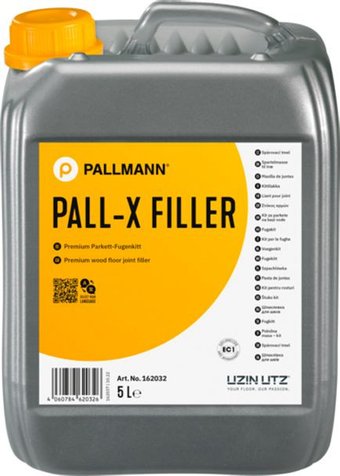 Шпатлевка Pallmann Pall-X Filler до 3мм-6мм на водной основе (5 л)