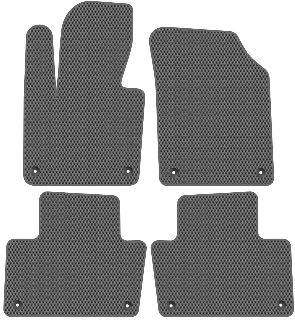 

Комплект ковриков для авто Alicosta Volvo XC90 II (suv, гибрид / L) 2014 - Н.В. (серый, ромб)