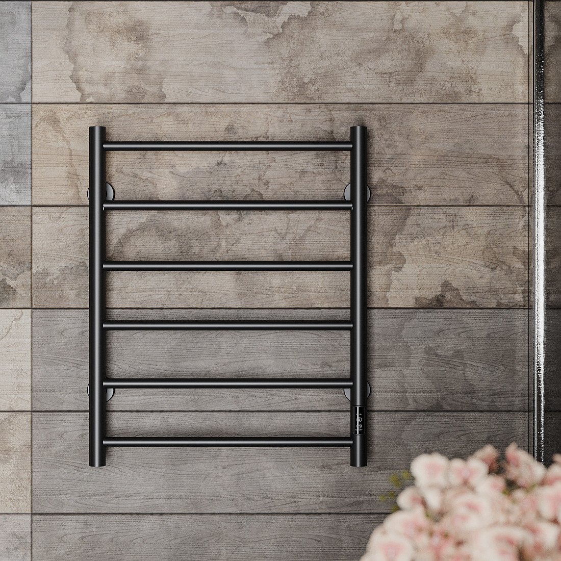 

Полотенцесушитель Roxen Caspia BK-109W-6T 11070-5365B (черный)