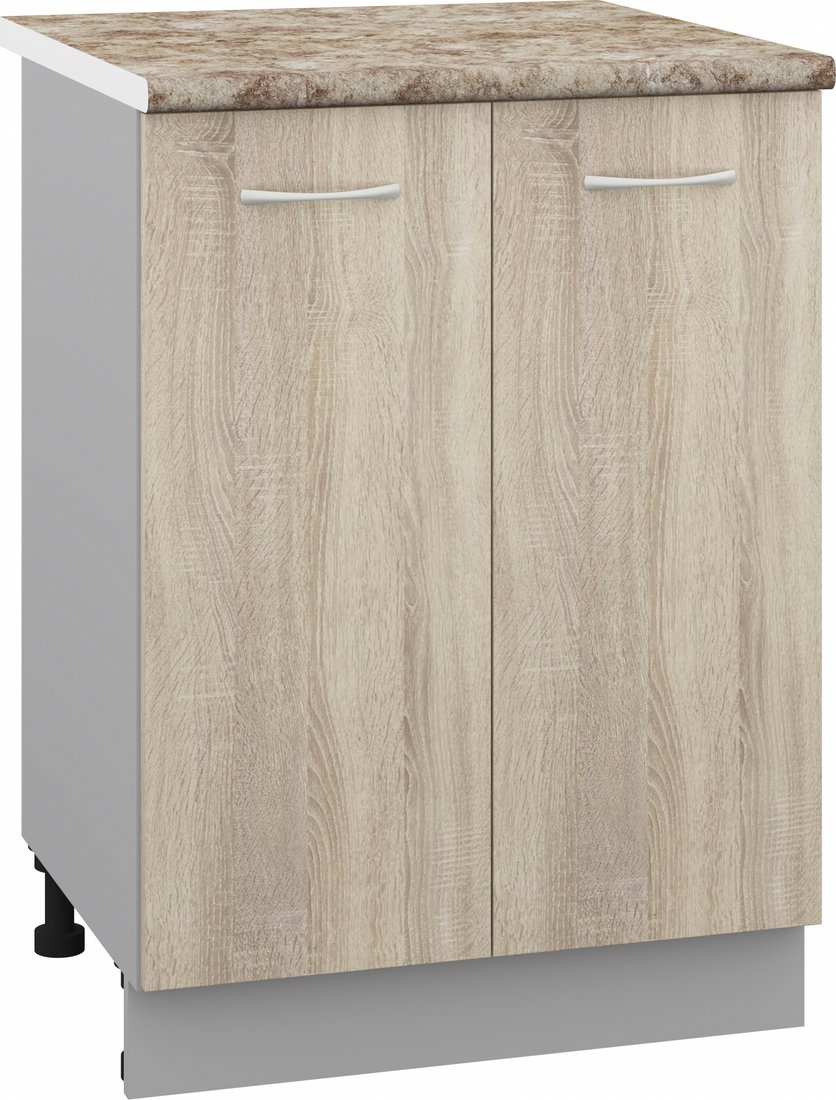 

Шкаф напольный Кортекс-мебель Корнелия Лира НШ60р (дуб сонома/мадрид)